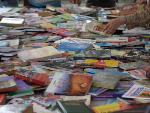book pile 