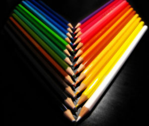 sorted colored pencils by Schristia used under CC BY-SA 2.0 license