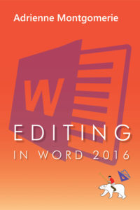 Editing in Word 2016 (cover)
