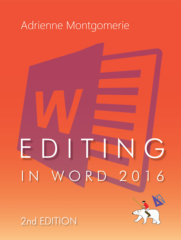 cover of Editing in Word 2016 2nd ed